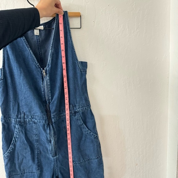 Rachel Comey X Target Denim Sleeveless Jumpsuit Zip Front Size 2 - Picture 3 of 9